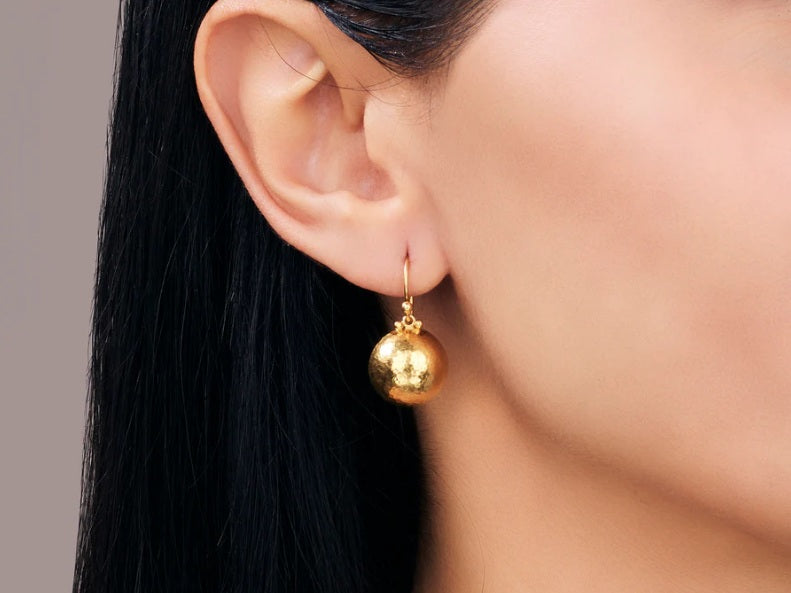Gurhan Spell Button Drop Earrings