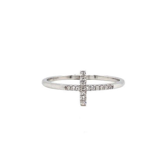 Diamond Cross Ring