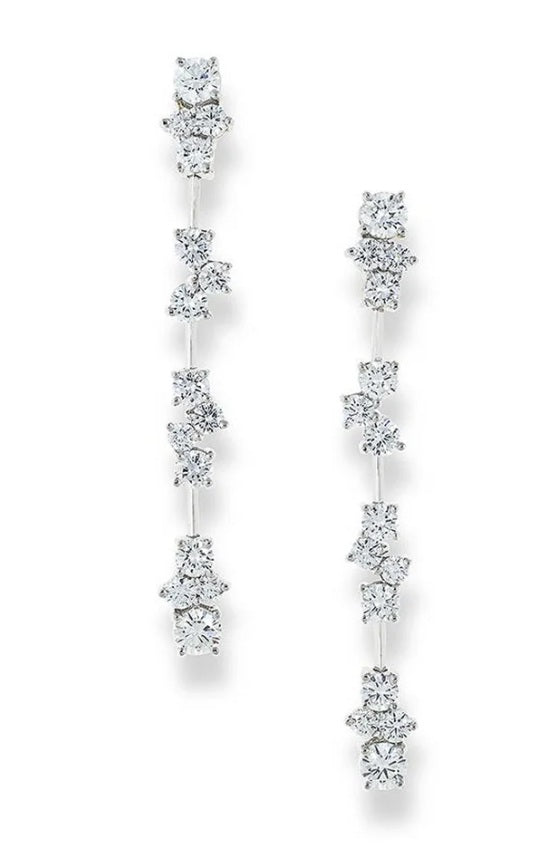 Suna Diamond Drop Earrings