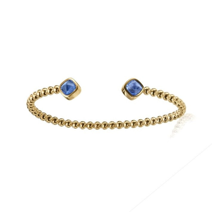 Gumuchian Blue Sapphire Cuff Bracelet