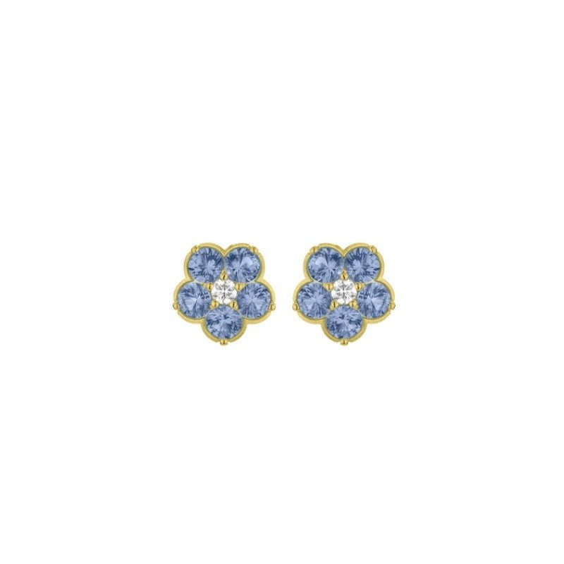 Paul Morelli Whild Child Blue Sapphire Stud Earrings