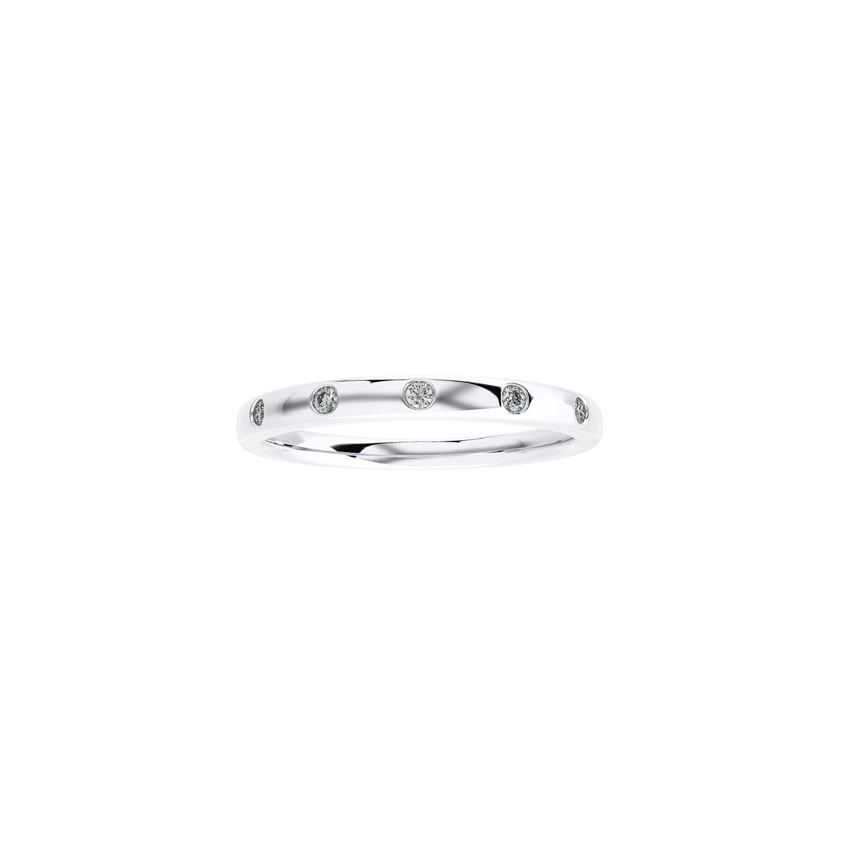 White Gold Diamond Band