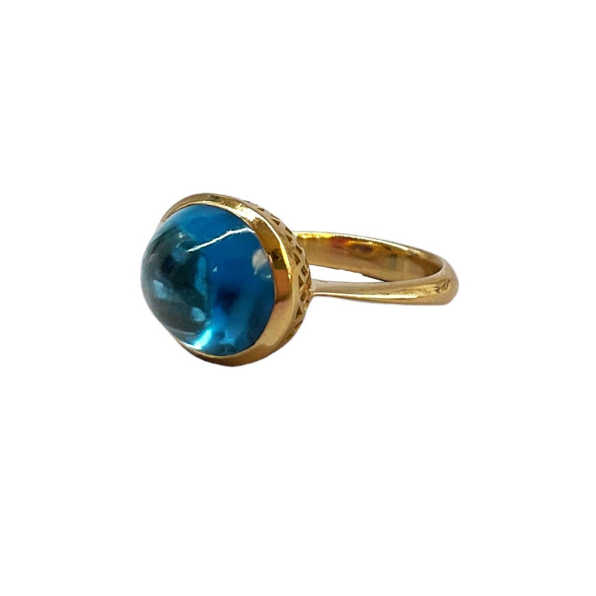 Ray Griffiths Blue Topaz Ring