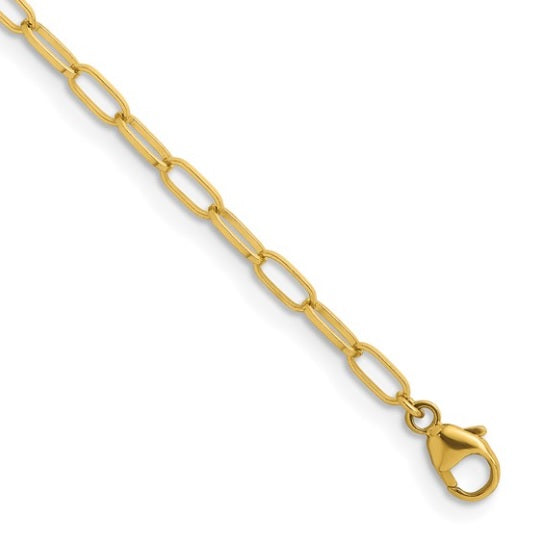 Yellow Gold Oval Chain