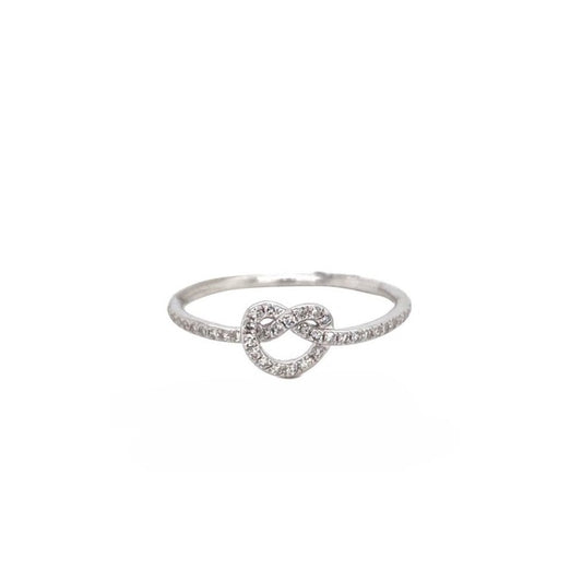 Diamond Knot Ring