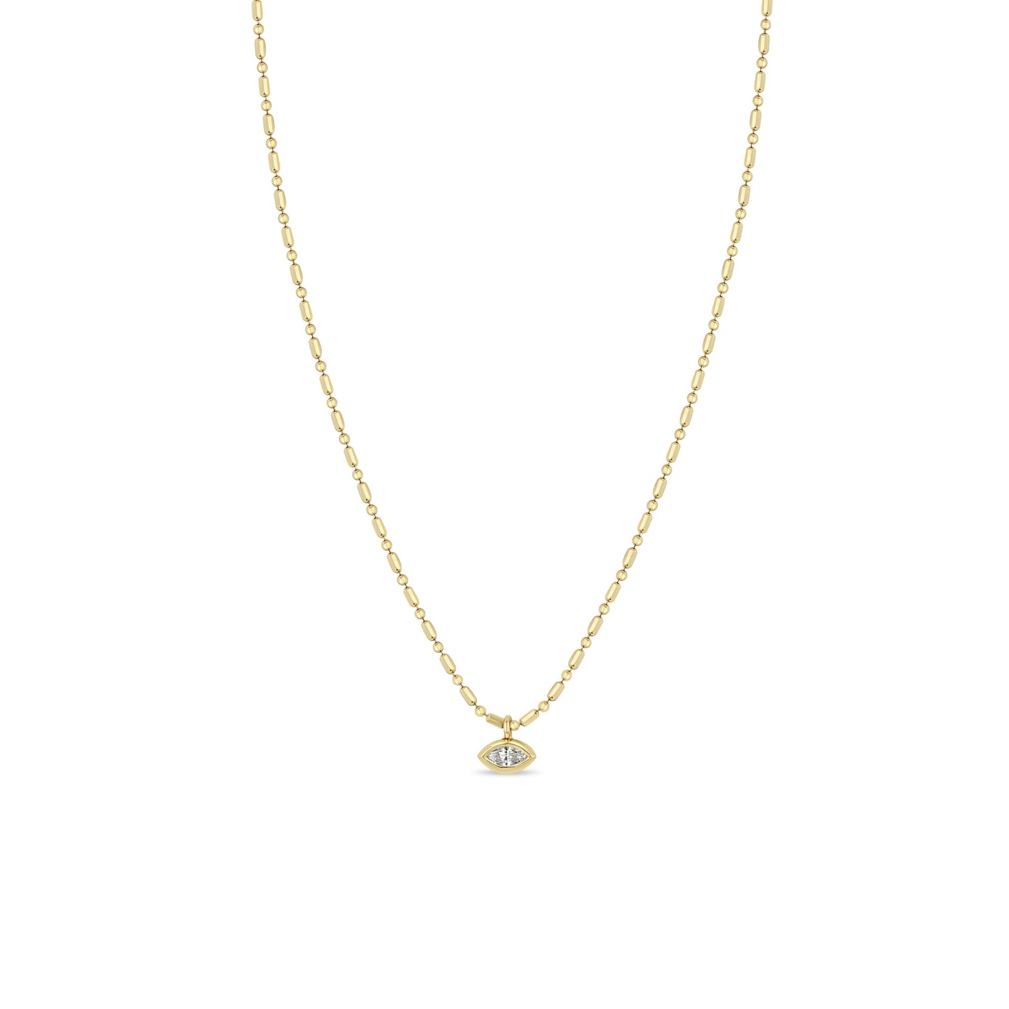Zoe Chicco Marquise Diamond Pendant