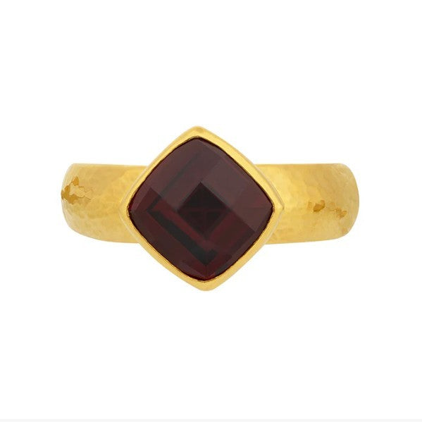 Gurhan Elements Gold Garnet Ring