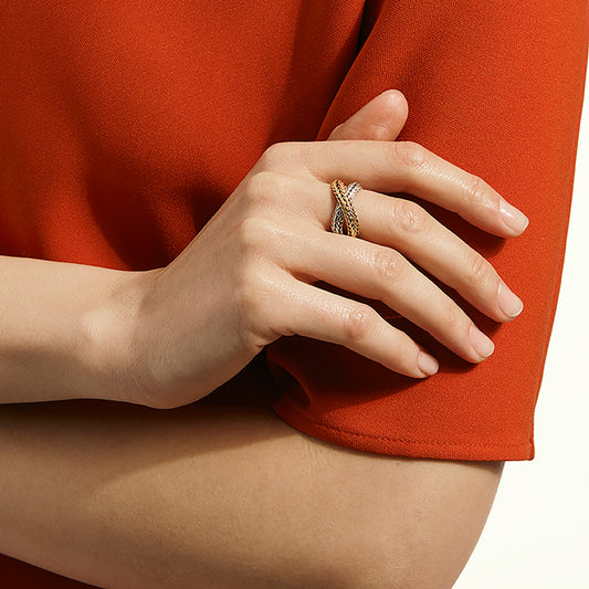 John Hardy Kami Chain Ring