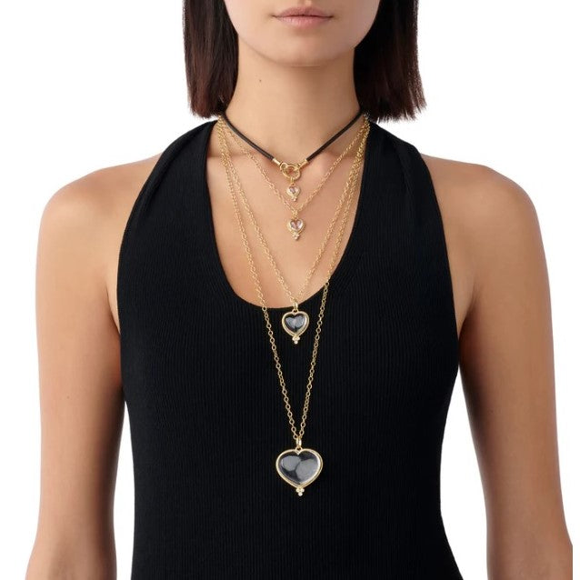 Temple St. Clair Crystal Heart Pendant