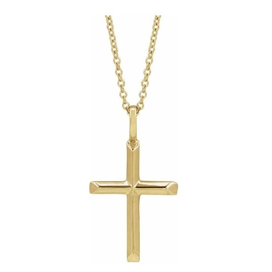 Yellow Gold Cross Pendant