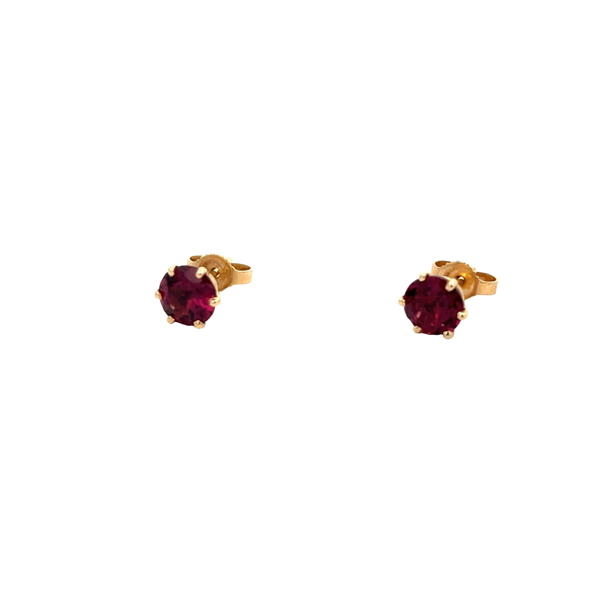 Garnet Stud Earrings