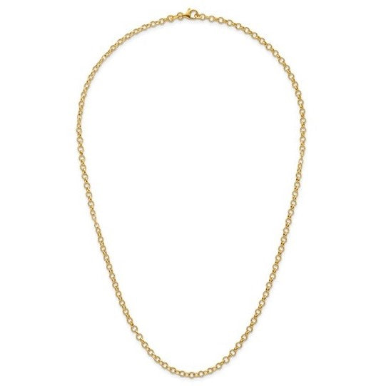 Yellow Gold Rolo Chain