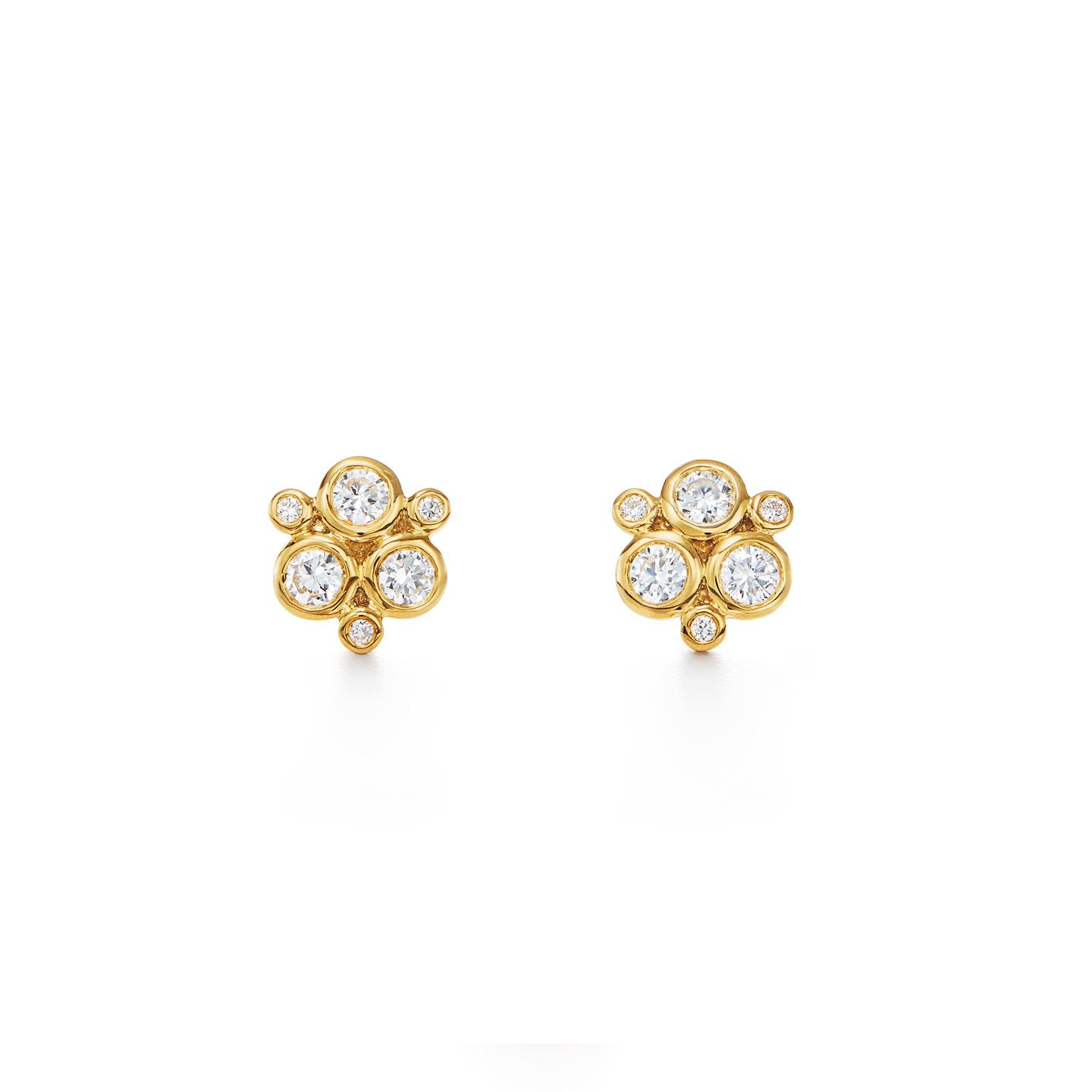 Temple St. Clair Diamond Trio Studs