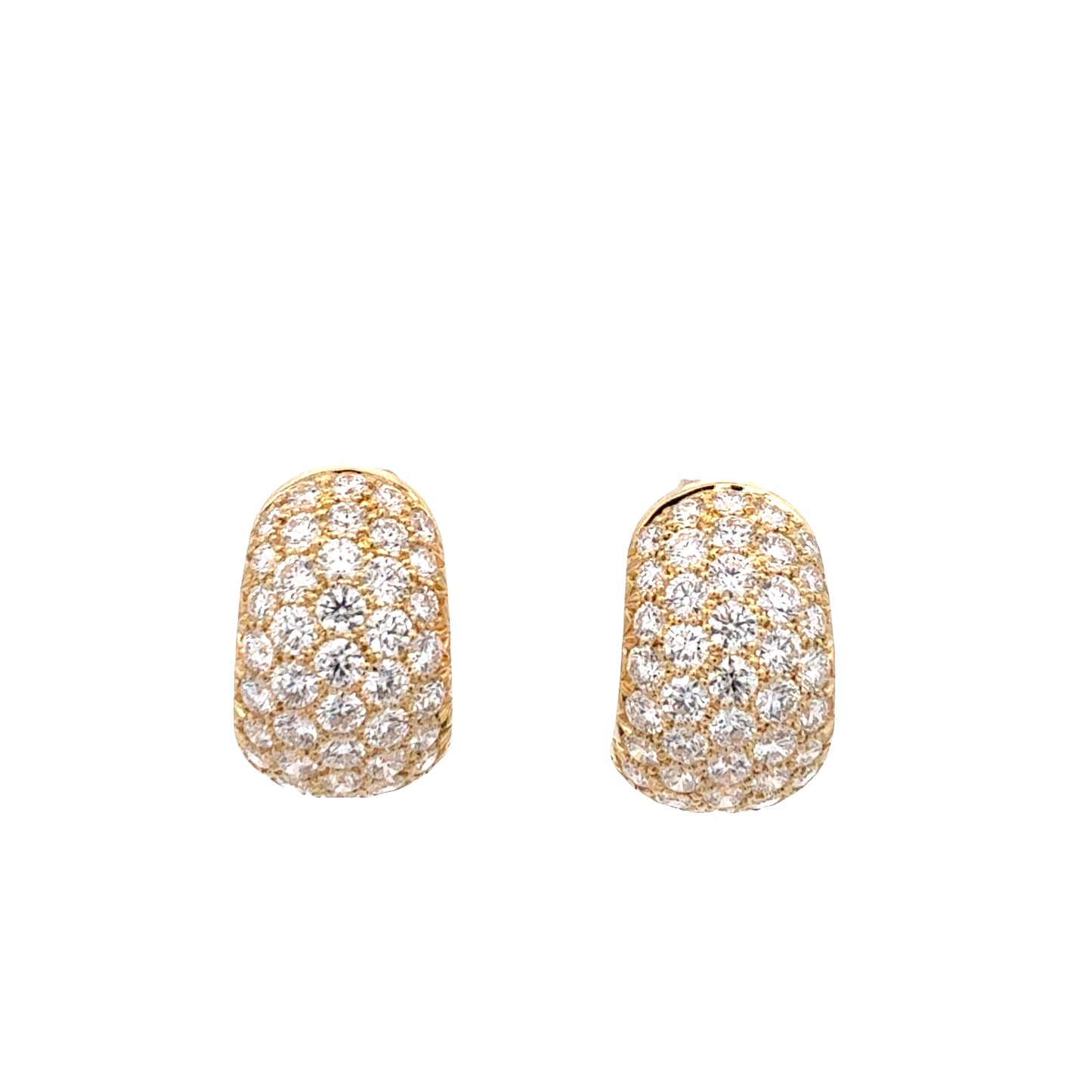Suna Diamond Huggie Earrings