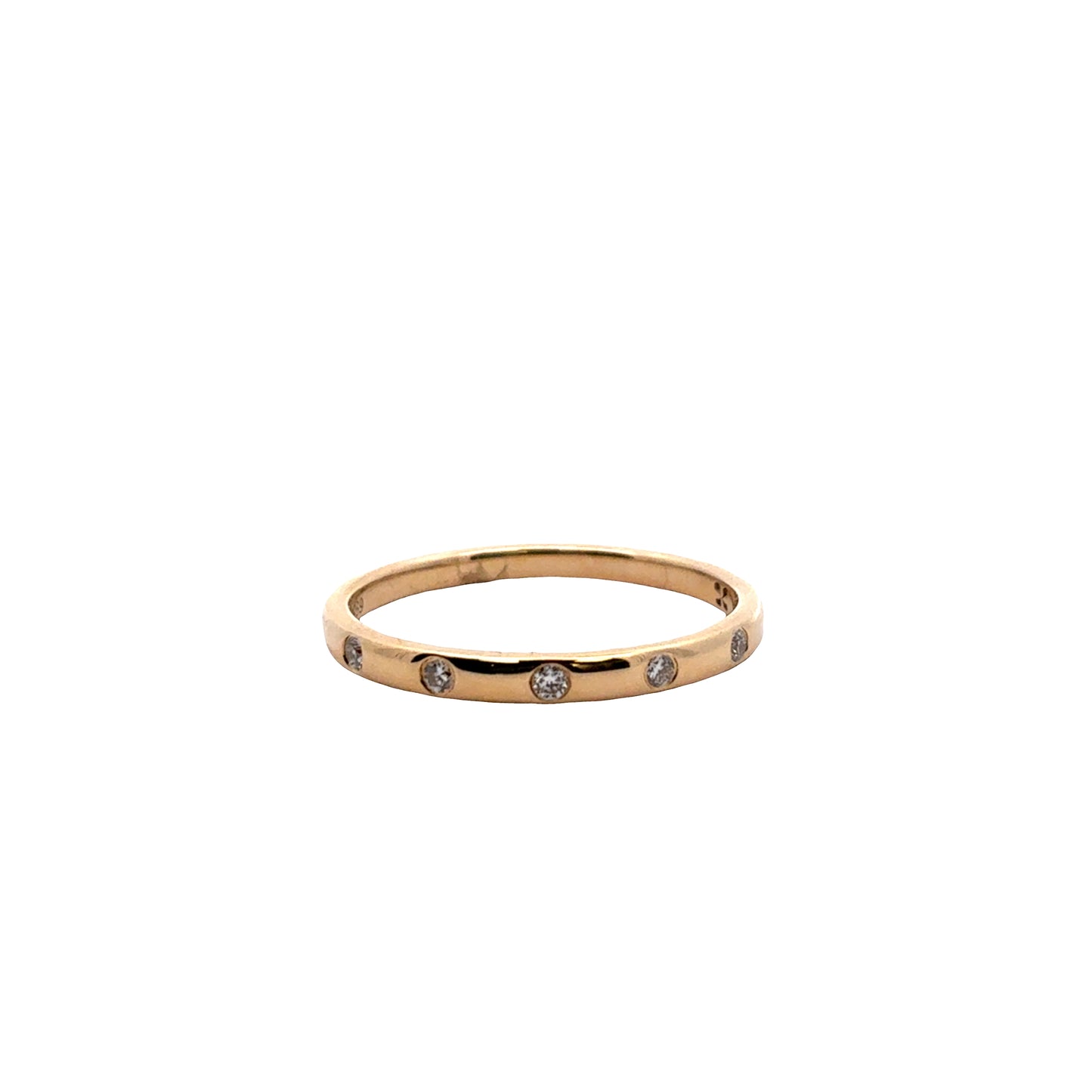 Yellow Gold Diamomd Band