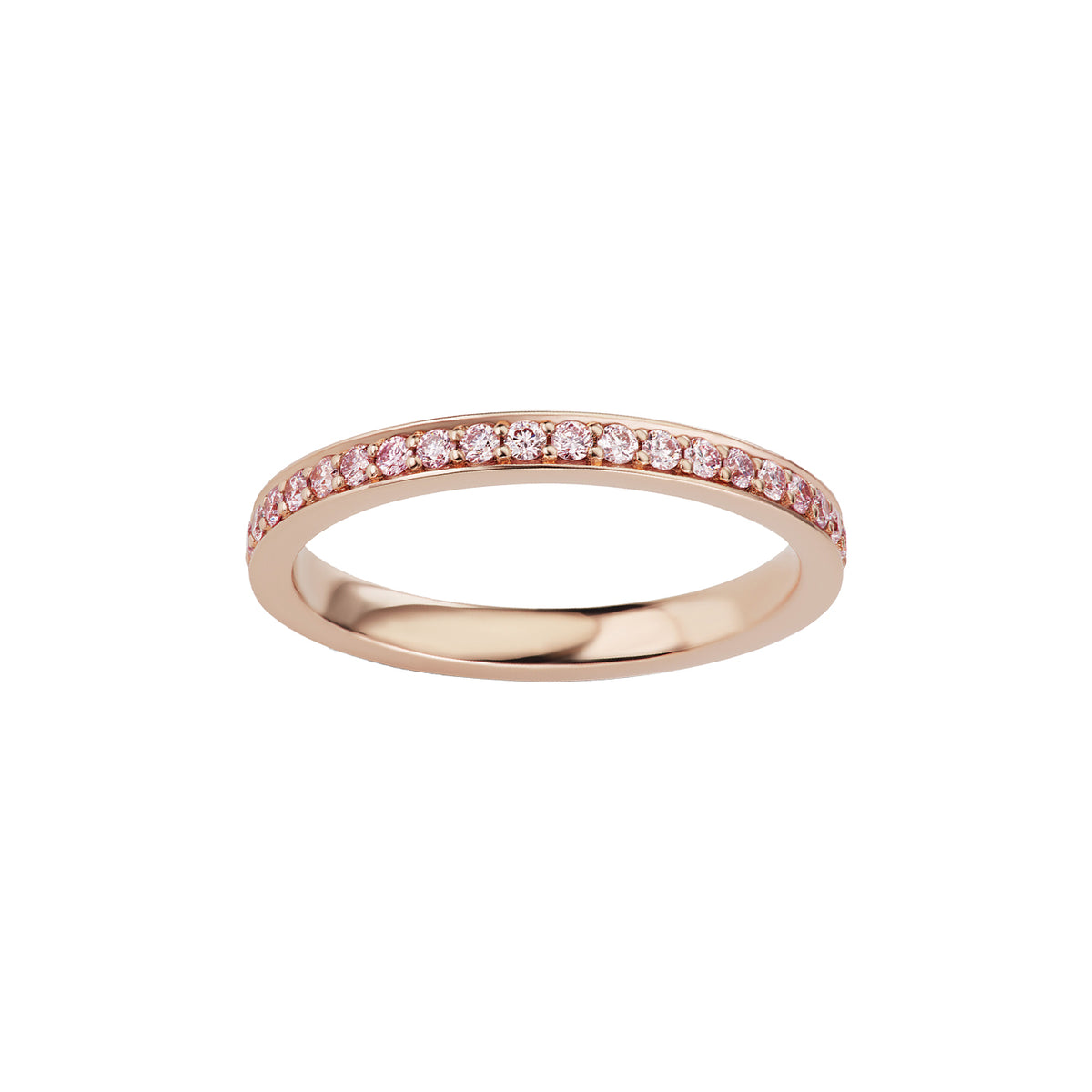 Argyle Pink Diamond Eternity Band