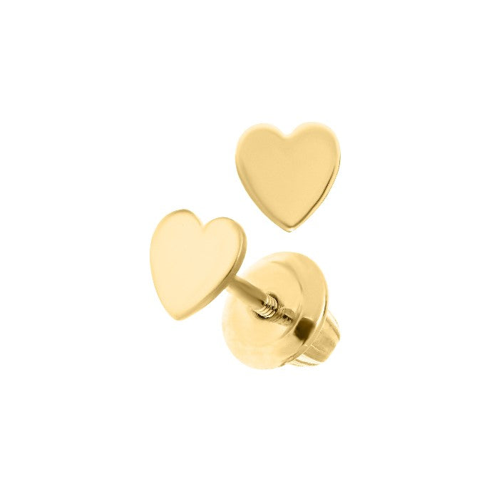 Yellow Gold Child's Stud Earrings