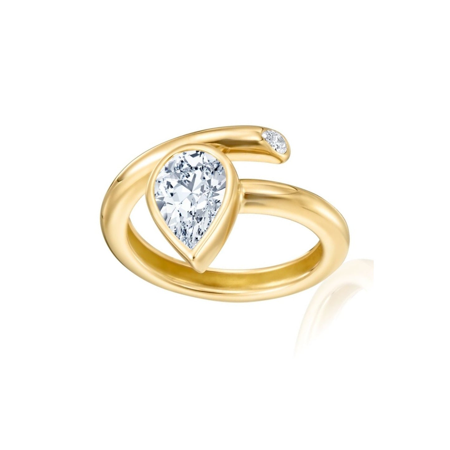 Gumuchian Moonlight Phoebe Bypass Ring