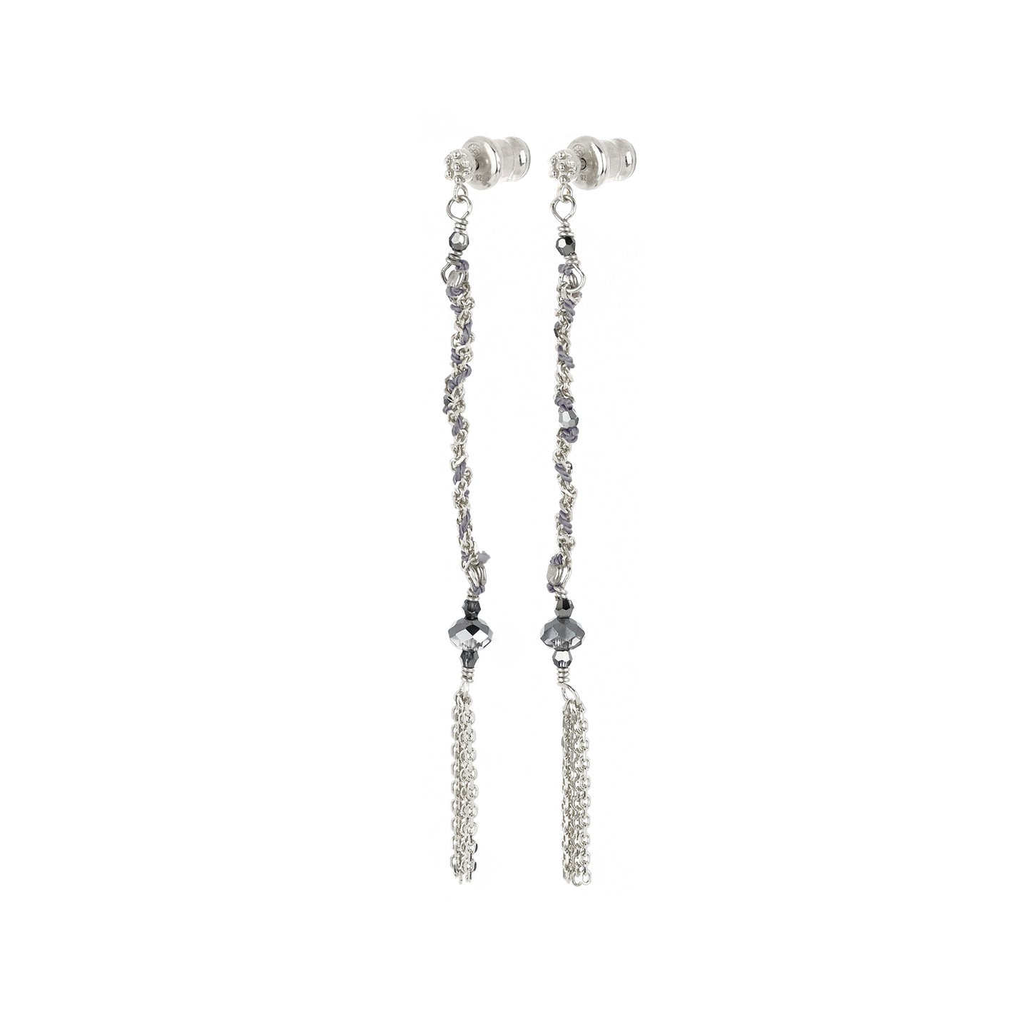 Marie Laure Chamorel Tassel Earrings