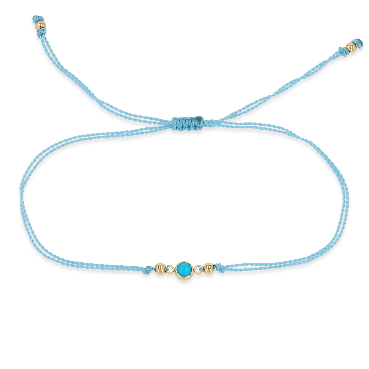 Zoe Chicco Cord Turquoise Bracelet