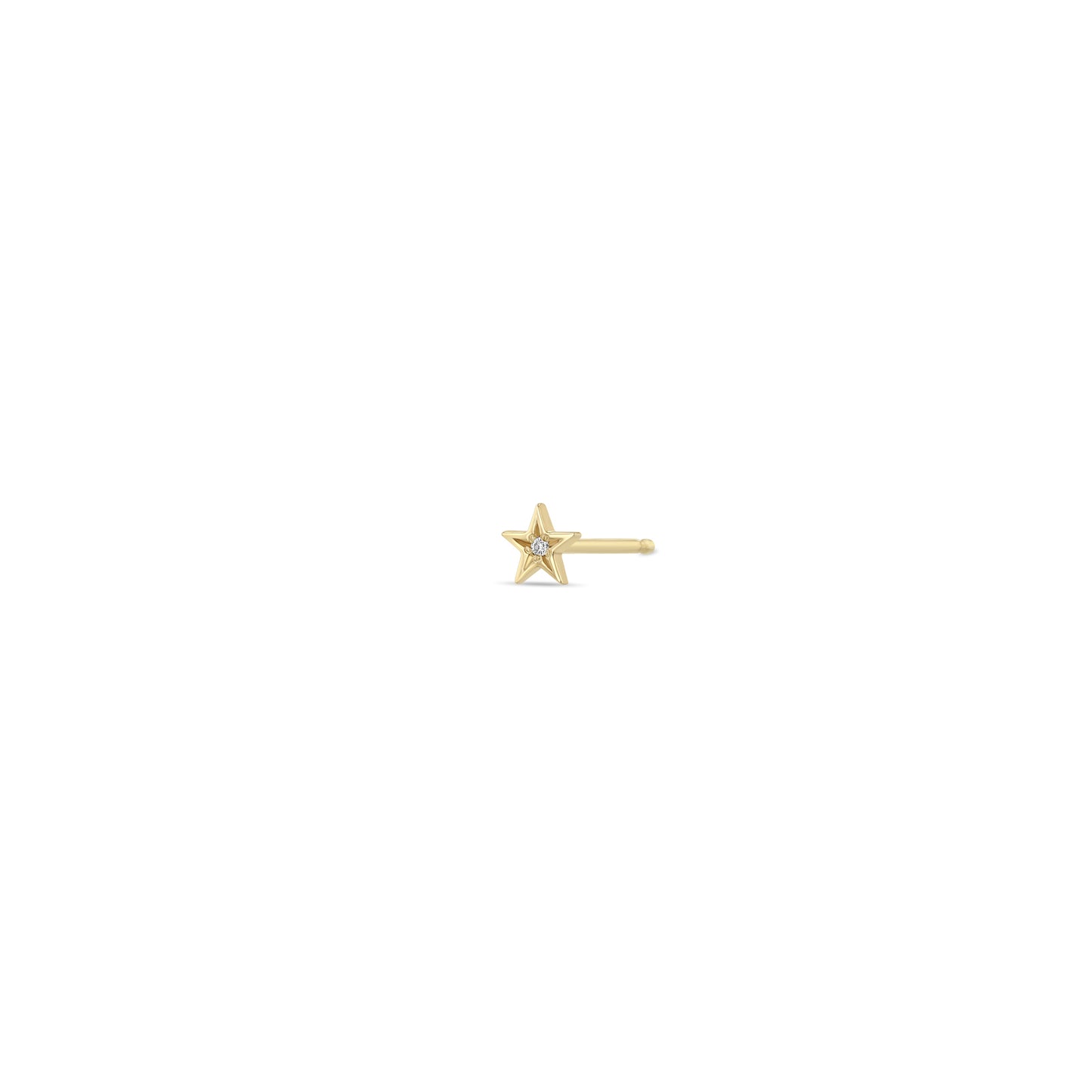 Zoe Chicco Single Diamond Star Stud