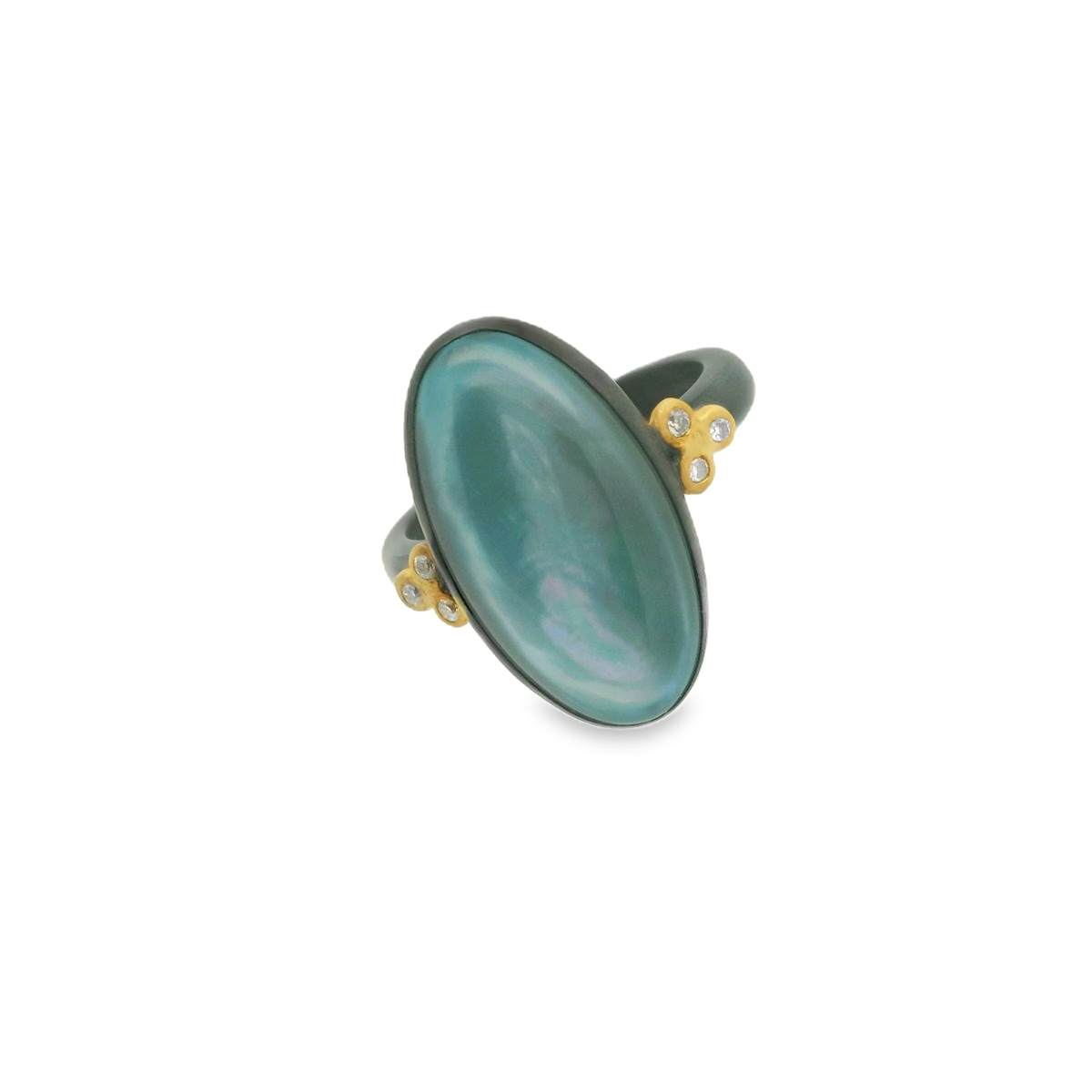 Lika Behar Blue Topaz & Diamond Ring