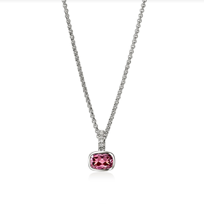 John Hardy Heishi Rhodolite Pendant