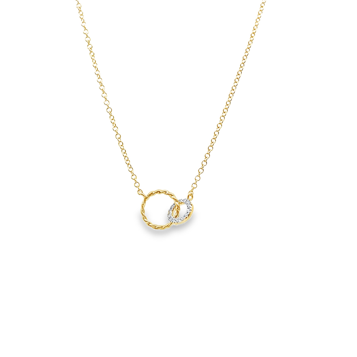 Interlocking Diamond Pendant
