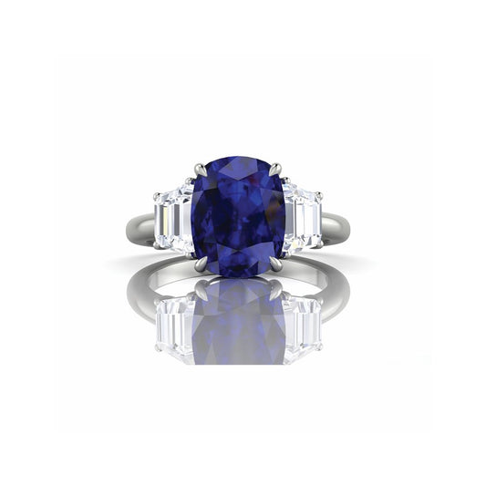 Sapphire & Diamond Ring