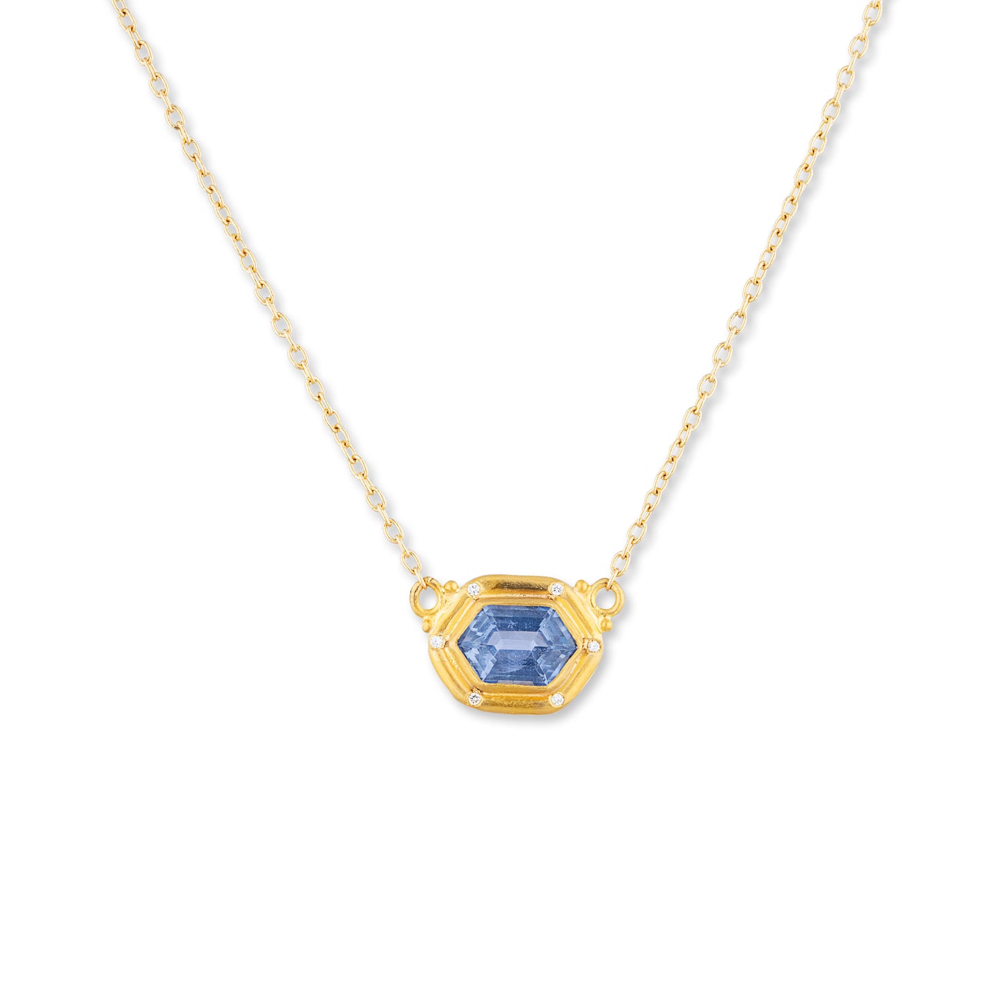 Lika Behar Sapphire & Diamond Pendant