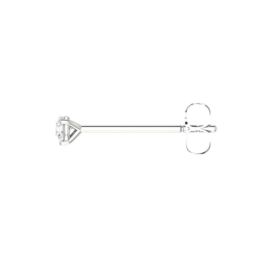 Round Diamond Stud Earrings