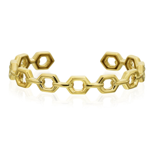 Gumuchian B Honeycomb Cuff Bracelet