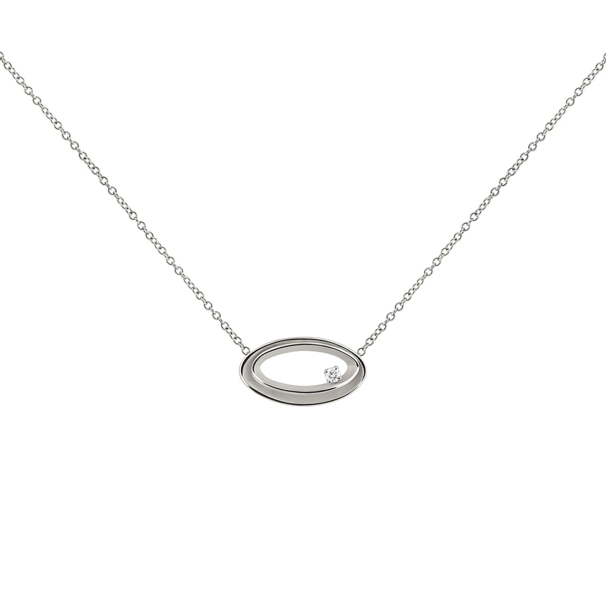 White Gold and Diamond Pendant