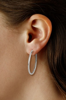 Sterling Silver Hoop Earrings