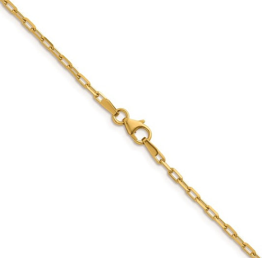 Yellow Gold Cable Chain