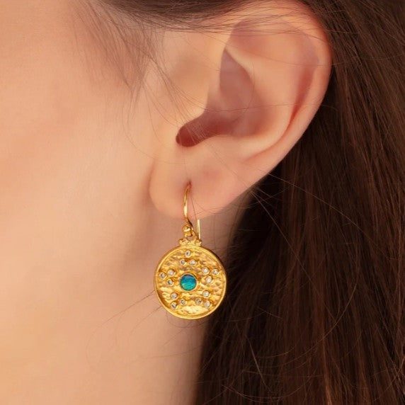 Gurhan Muse Gold Opal & Diamond Drop Earrings