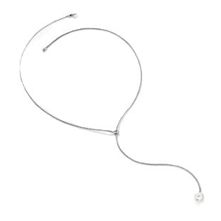 John Hardy Essentials Pearl Lariat Necklace
