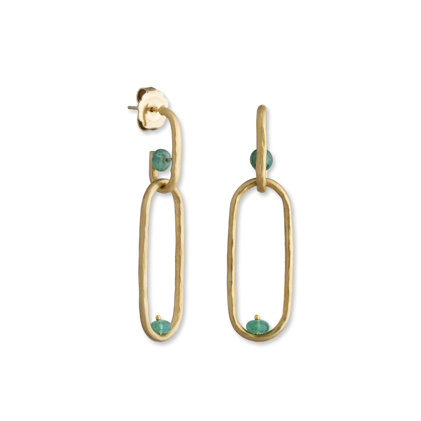 Lika Behar Caroline Emerald Drop Earrings