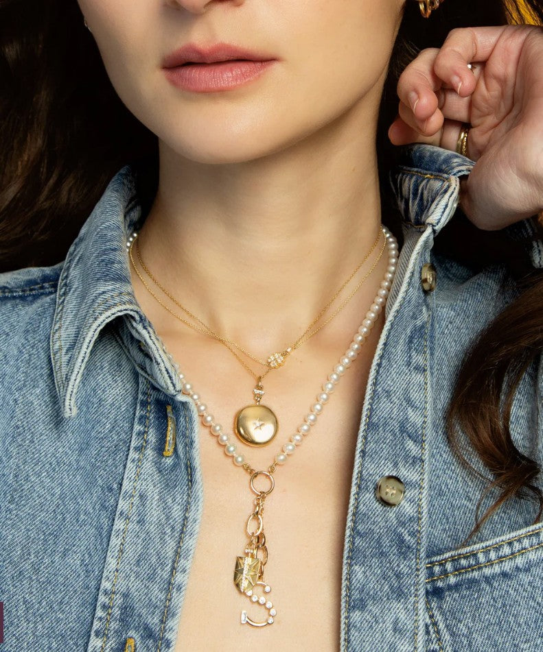 Monica Rich Kosann Yellow Gold Locket