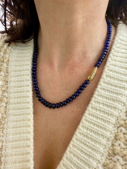 Ray Griffiths Sapphire Bead Necklace