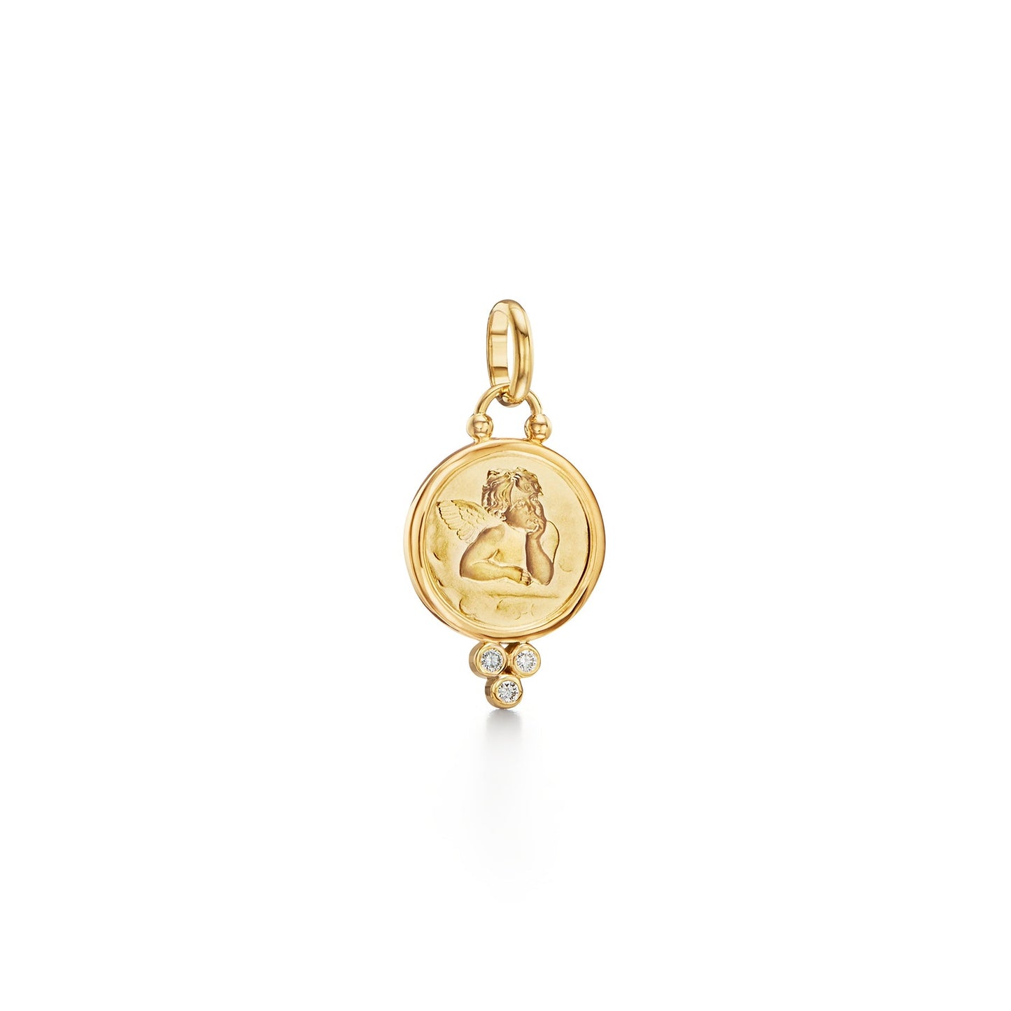 Temple St. Clair Diamond Angel Pendant