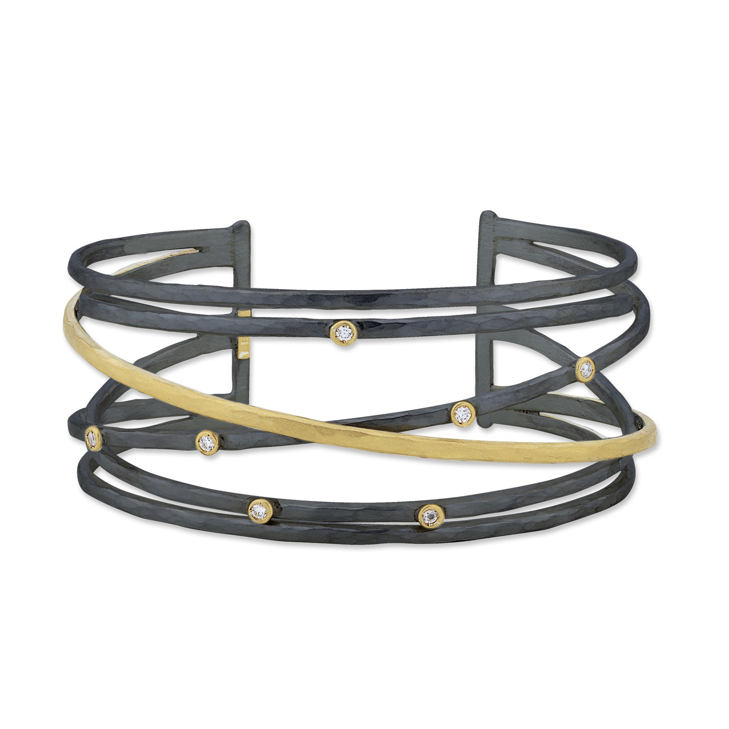 Lika Behar Stockholm Crosswire Diamond Cuff