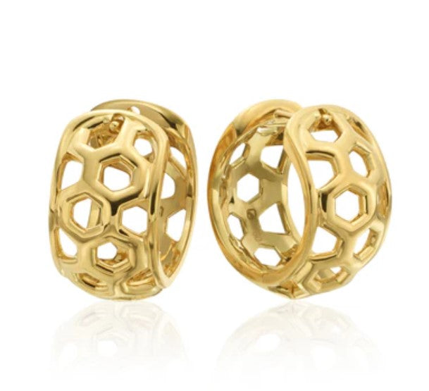 Gumuchian Huggie "B" Earrings