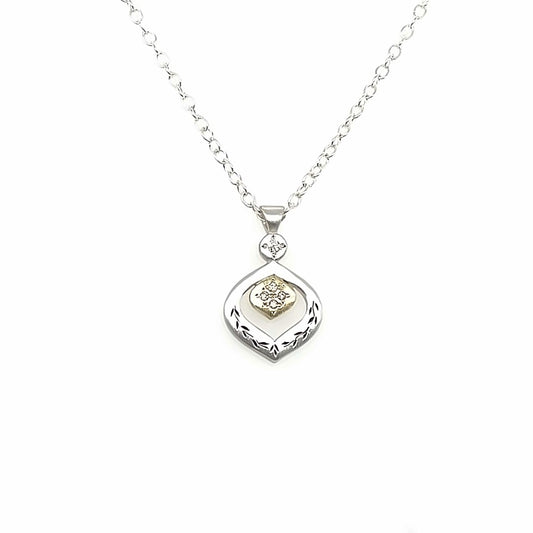 Adel Chefridi Nest Brilliant Cut Diamond Pendant