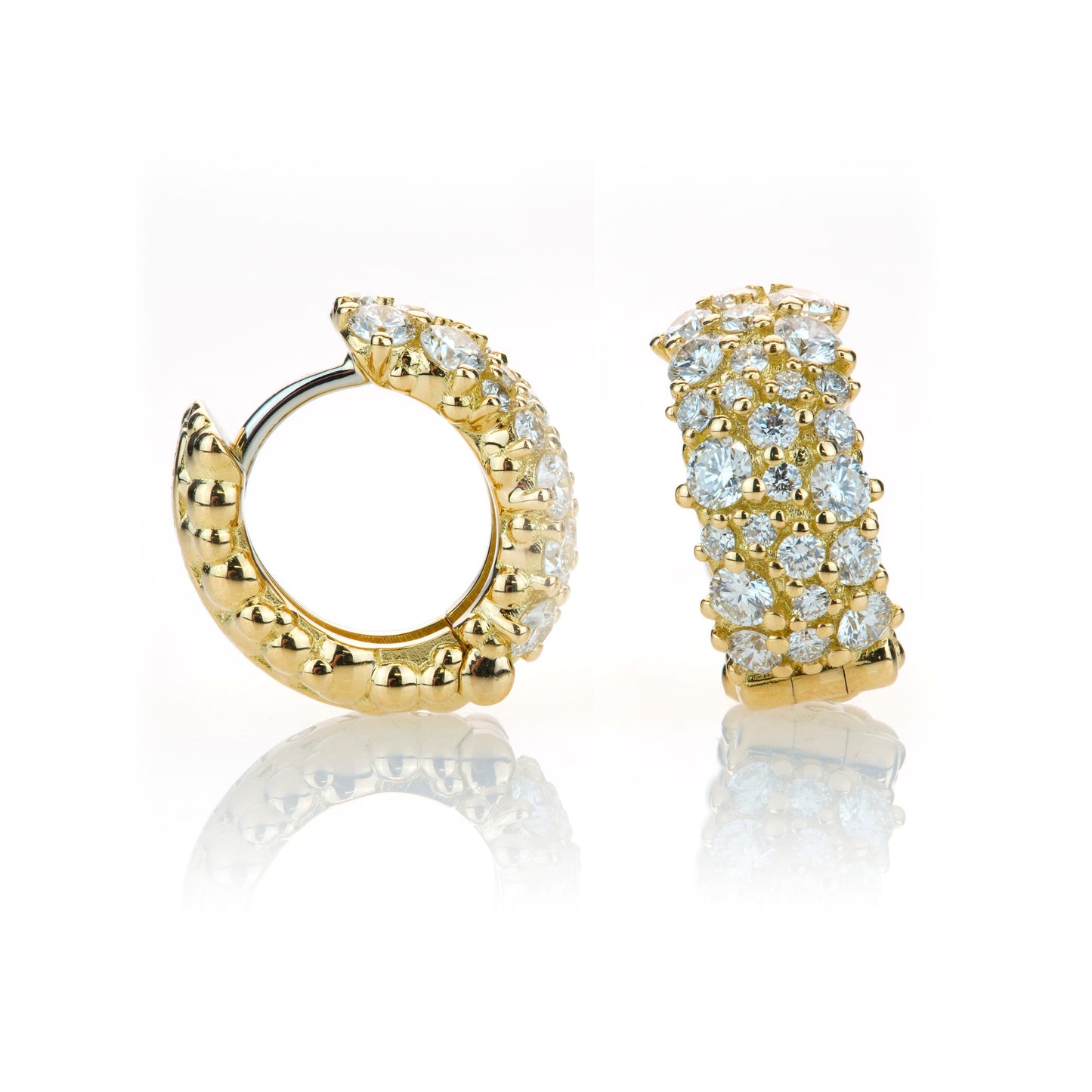 Paul Morelli Confetti Huggie Diamond Earrings