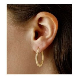 Yellow Gold Hoop Earrings