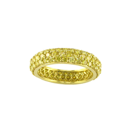 Suna Canary Diamond Eternity Band