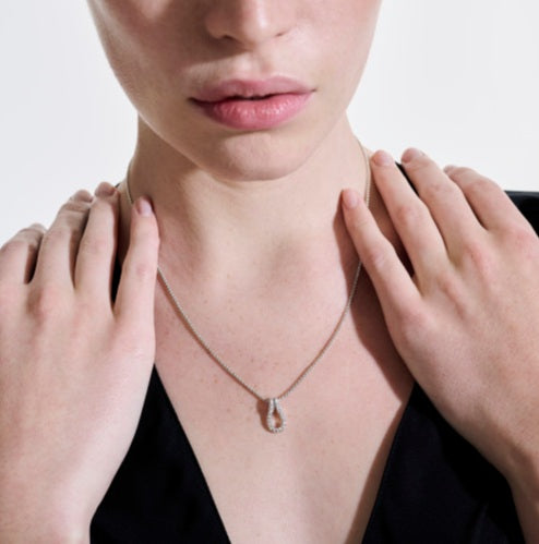 John Hard Surf Diamond Pendant