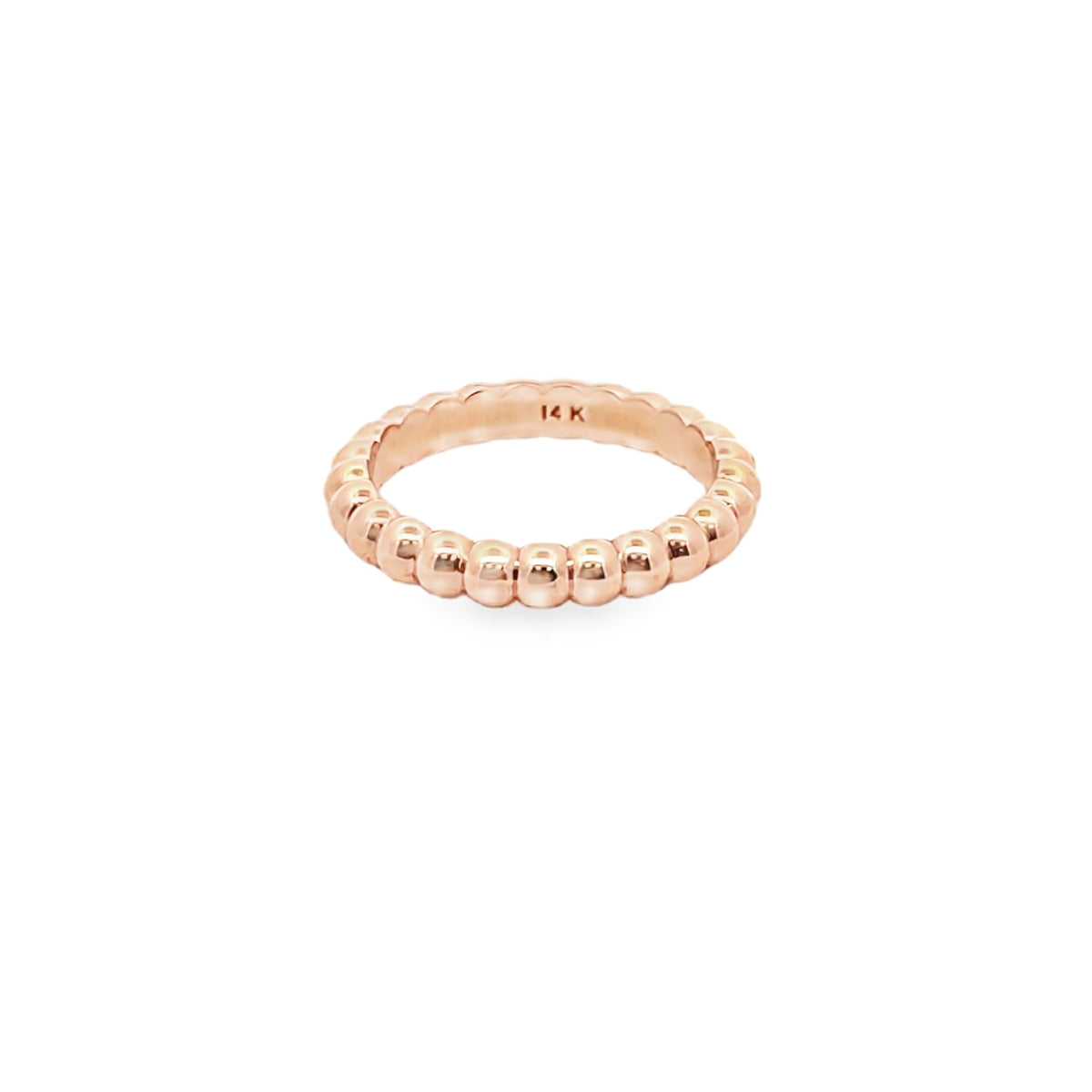 Rose Gold 3mm Bead Band