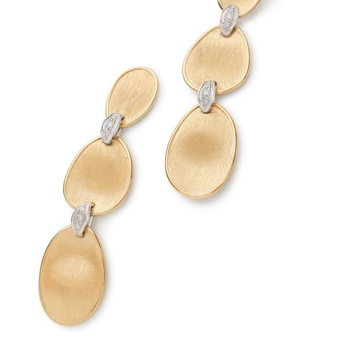 Marco Bicego Lunaria Diamond Drop Earrings